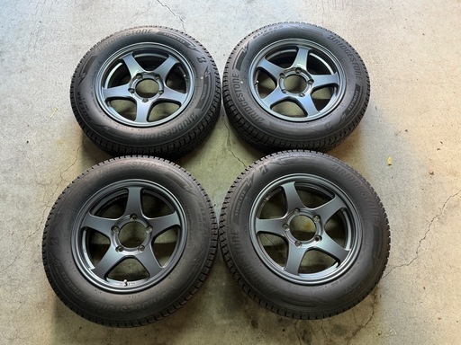 ブリザック DM-V3 175/80R16 スタッドレスタイヤ中古2本セット① BS冬