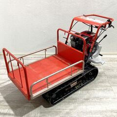 一発始動 筑水キャニコム 小型クローラ運搬車 BP30 最大積載量180㎏ 手動ダンプ リコイル/ガソリン 積込アユミ板貸し出し可/近隣配送有  A1DW0501 一発始動 筑水キャニコム 小型クローラ運搬車 BP30 最大積載量180