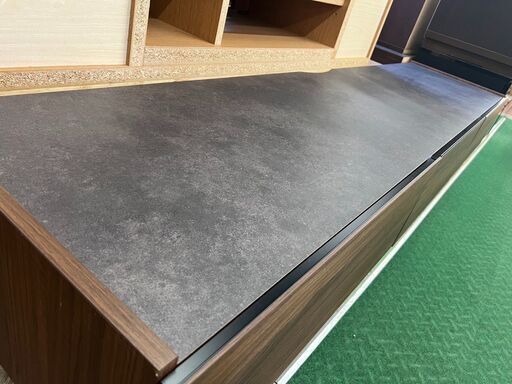 愛品館八千代店】パモウナ ローボード 石目柄 - テレビ台