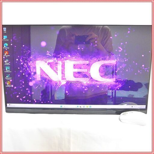【液晶一体型】NEC LAVIE Home HA770RAB i7 10510U 23.8型 地デジ3波 4チューナー NVMe 256GB + HDD 3TB メモリ 16GB Office 搭載