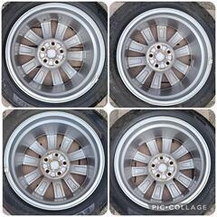 210系クラウン後期純正ホイールとタイヤのセットです