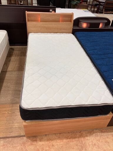 【愛品館 市原店】ニトリ｜引出し収納付シングルベッド