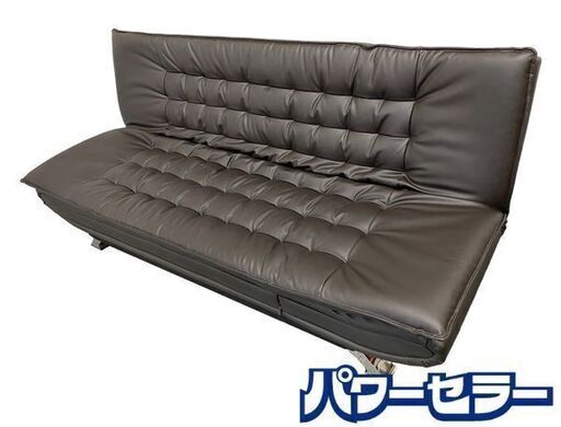 NITORI/ニトリ ソファベッド Nシールド ロック 縦横リクライニング ブラウン 中古家具 店頭引取歓迎 R8719