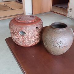火鉢や壺？瓶？ まとめて バラ売り可