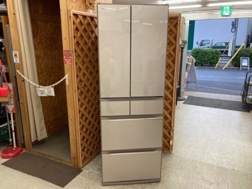 【愛品館江戸川店】保証充実 日立 2018年製 520L 6ドア冷凍冷蔵庫 R-HW52J(XN)