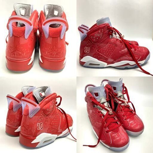 【未使用保管品】NIKE AIR JORDAN 6 RETRO X SLAM DUNK ナイキ エアジョーダン6 レトロ スラムダンク 717302-600 靴 26cm 箱有り 鑑定書付