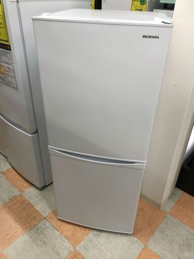 冷蔵庫 アイリスオーヤマ IRSD-14A 2023年製 W(幅)50.0×D(奥行き)54.9×H(高さ)121.5cm ※保証6ヶ月