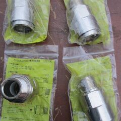 ☆日立金属 HITACHI プッシュインパクト継手接続要領 LIA 20A24O LPガス用 ◆6個セット・ひょうたん印