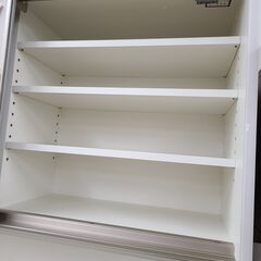 J7604 綾野製作所 食器棚 キッチンボード ジュエルシリーズ ホワイト 