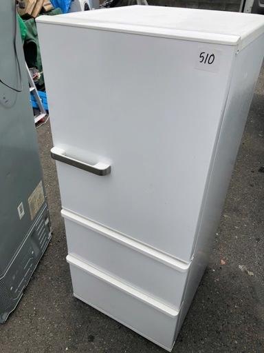 NO 510 福岡市内配送設置無料✨  2021年　冷蔵庫 ウォームホワイト AQR-27K-W [272L /3ドア /右開きタイプ] [冷凍室 50L]《