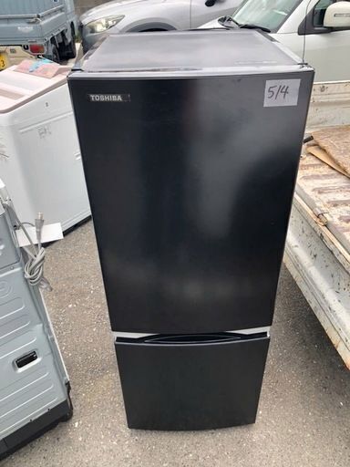 NO 514 ★福岡市内配送設置無料★ 2020年式 GR-R15BS-K 冷蔵庫 BSシリーズ セミマットブラック [153L /2ドア /右開きタイプ]