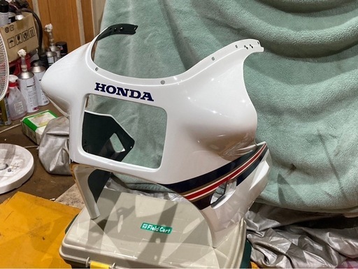 HONDA NS250R アッパーカウル 新品 片山レプリカ ロスマンズ