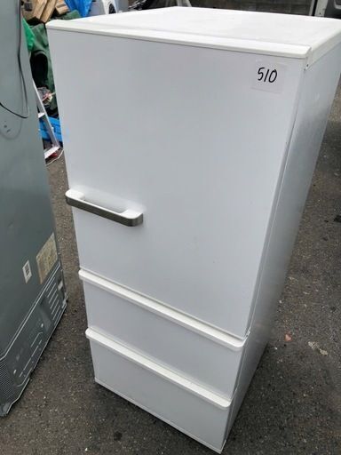 NO 510★福岡市内配送設置無料★2021年　冷蔵庫 ウォームホワイト AQR-27K-W [272L /3ドア /右開きタイプ] [冷凍室 50L]