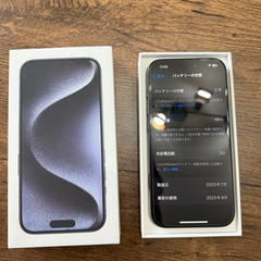 バッテリー98％】iPhone15Pro 256GB ブルーチタニウム