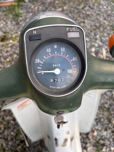 レア！ 原付 スズキ バーディー 50 行灯 2スト 3速 現役 長野県