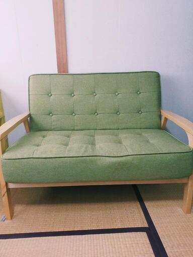 【美品・新品・未使用】ニトリ！まだ受け付けしてます☆二人掛けソファー