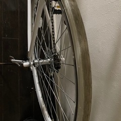 クロスバイク　オールホワイト