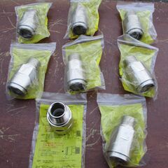 ☆日立金属 HITACHI プッシュインパクト継手接続要領 LIA 20A22M NE LPガス用 ◆8個セット・ひょうたん印