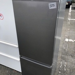 NO 505 🌈福岡市内配送設置無料✨🌈 2021年 冷蔵庫 ブラッシュシルバー  