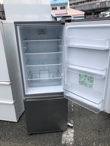 NO 505 福岡市内配送設置無料✨ 2021年 冷蔵庫 ブラッシュシルバー AQR-20K-S [201L /2ドア /右開きタイプ] [冷凍室  58L - 冷蔵庫