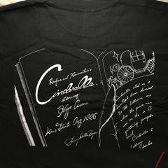 1996年に新宿コマ劇場にて公演された　酒井法子さん主演ミュージカル「シンデレラ」のスタッフTシャツ〜美品ユーズド②