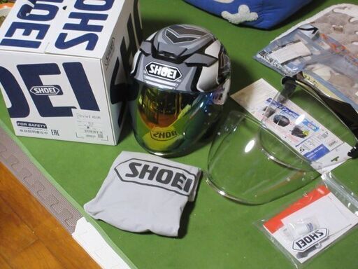★★美品★★　SHOEI オープンフェイスヘルメット　J-Cruise II　AGLERO　オプション付き