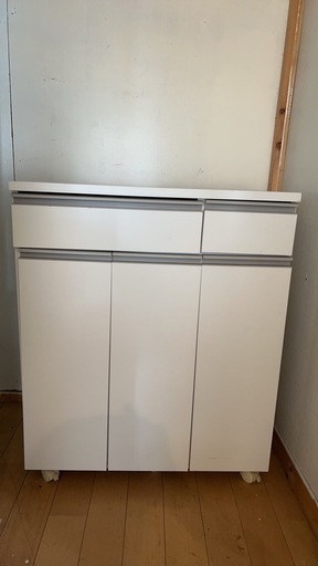 ゴミ箱付き棚