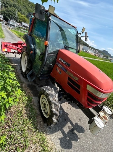 ヤンマー 26馬力トラクター AF326 エコトラ【ニプロWCS2200B 付き\u0026 ロータリーR316付き3点セット