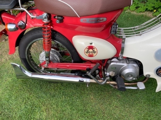 リトルカブ50 貴重な赤！4速セル付！結構綺麗です！