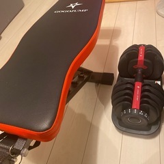 トレーニングベンチ　ダンベル