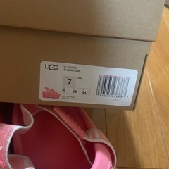 UGG W AWW YEAH ピンク 24.0cm
