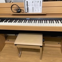 Roland DP603電子ピアノ ナチュラルウッド　専用 椅子付き