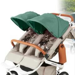 お譲り先決まりました→双子ベビーカー☆ココダブル☆フットマフなど