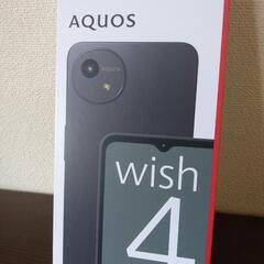 AQUOS AQUOS wish4 ブラック 新品 未使用 wish4 SH-52E 新品未