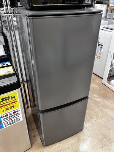 ✨MITSUBISHI✨三菱✨146L冷蔵庫✨2020年製✨MR-P15F-H✨マットチャコール✨No.3698、現金、クレジット、スマホ決済対応（✨