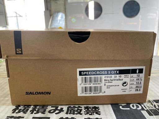 C202　[サロモン] トレイルランニングシューズ SPEEDCROSS 5 GORE-TEX (スピードクロス5 ゴアテックス) メンズ