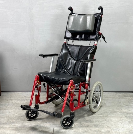 KAWAMURA カワムラ リクライニング 車椅子 ぴったりフィット KPF16-40-N 介助用 車いす 折り畳み式 ■兵庫県姫路市から A24-190