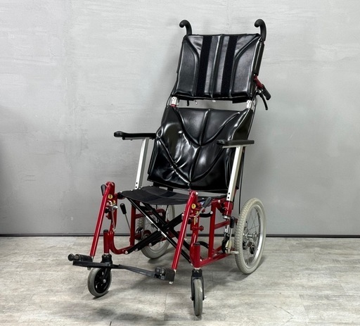 KAWAMURA カワムラ リクライニング 車椅子 ぴったりフィット KPF16-40-N 介助用 車いす 折り畳み式 ■兵庫県姫路市から A24-191