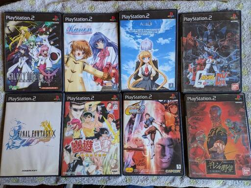 ソフト　PS2　16本　セット　ジョジョ　ガンダム　シャーマンキング　ときメモ　ギャラクシーエンジェル　龍が如く　カノン　FF　他