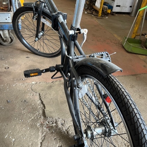 CHEVROLET 折りたたみ自転車 ブラック・シルバーシボレー16インチ