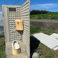 仮設トイレ　簡易水栓トイレ