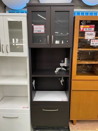 家具探すなら「リサイクルR」❕レンジボード❕キッチン収納❕ ゲート付き軽トラ”無料貸出❕購入後取り置きにも対応 ❕R5134