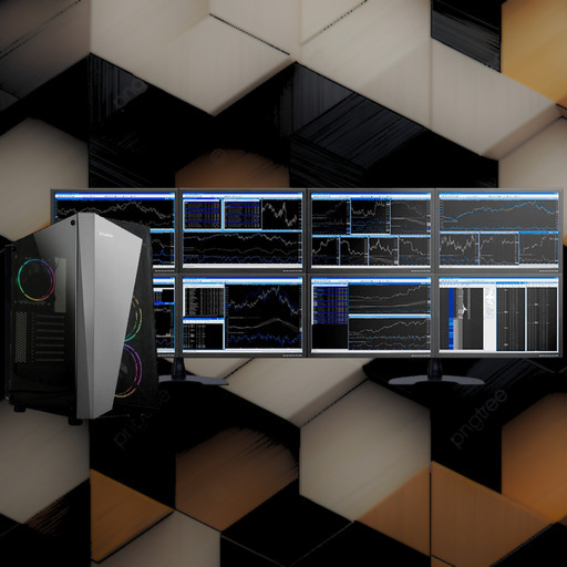 8画面 トレーディングPCフルセット デイトレード FX デイトレ