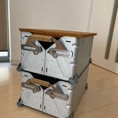 スノーピーク シェルフコンテナ25 2個＋天板 キャンプ アウトドア