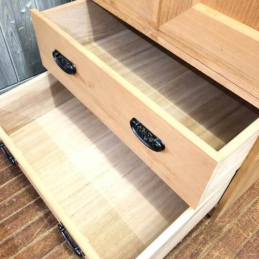 楽天市場】【中古】 洋服箪笥 2段重ね 桐たんす 吊り下げ 引き出し2杯 桐箪笥 桐タンス 桐製 衣装たんす 洋服収納 ワードローブ クローゼット  レトロ 無塗装 ロング丈 洋服箪笥 中古 : リビング館 楽天市場店
