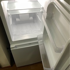 【美品】【2023年製】ハイアール冷凍冷蔵庫 ホワイト [2ドア /右開きタイプ /121L]
