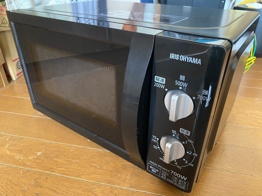 2020年製アイリスオーヤマ 電子レンジ 17L ターンテーブル 単機能 出力3段階 【西日本/60Hz】 ブラック PMB-T176-6(0918c)