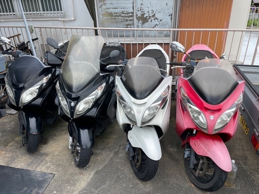 8台まとめて！　スカイウェイブ250系 7台と400リミテッド1台　バラ売り不可