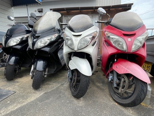 8台まとめて！ スカイウェイブ250系 7台と400リミテッド1台 バラ売り