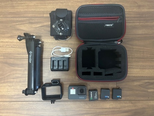 ※値下げしました【付属品多数】GoPro HERO 6 BLACK アクションカメラ